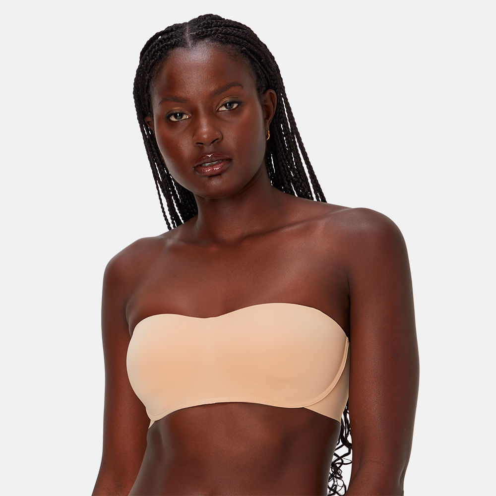 BRA STRAPLESS CON ESPALDA ANCHA Y PLANA