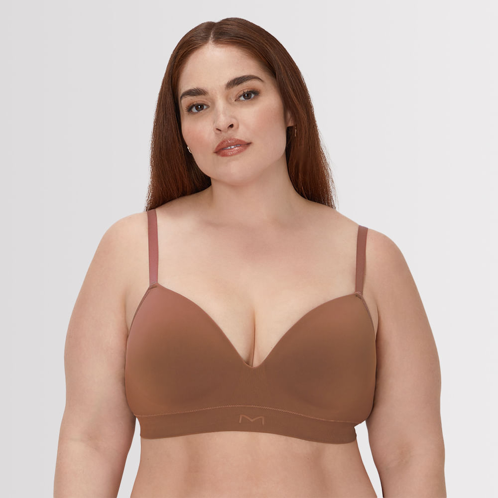 BRALETTE CON COPAS PREFORMADAS Y ESCOTE PROFUNDO